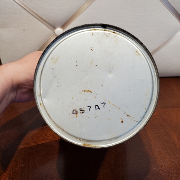 Vintage 1970's Proctor & Gamble Food Coffee Storage Tin - Picture 7 of 9